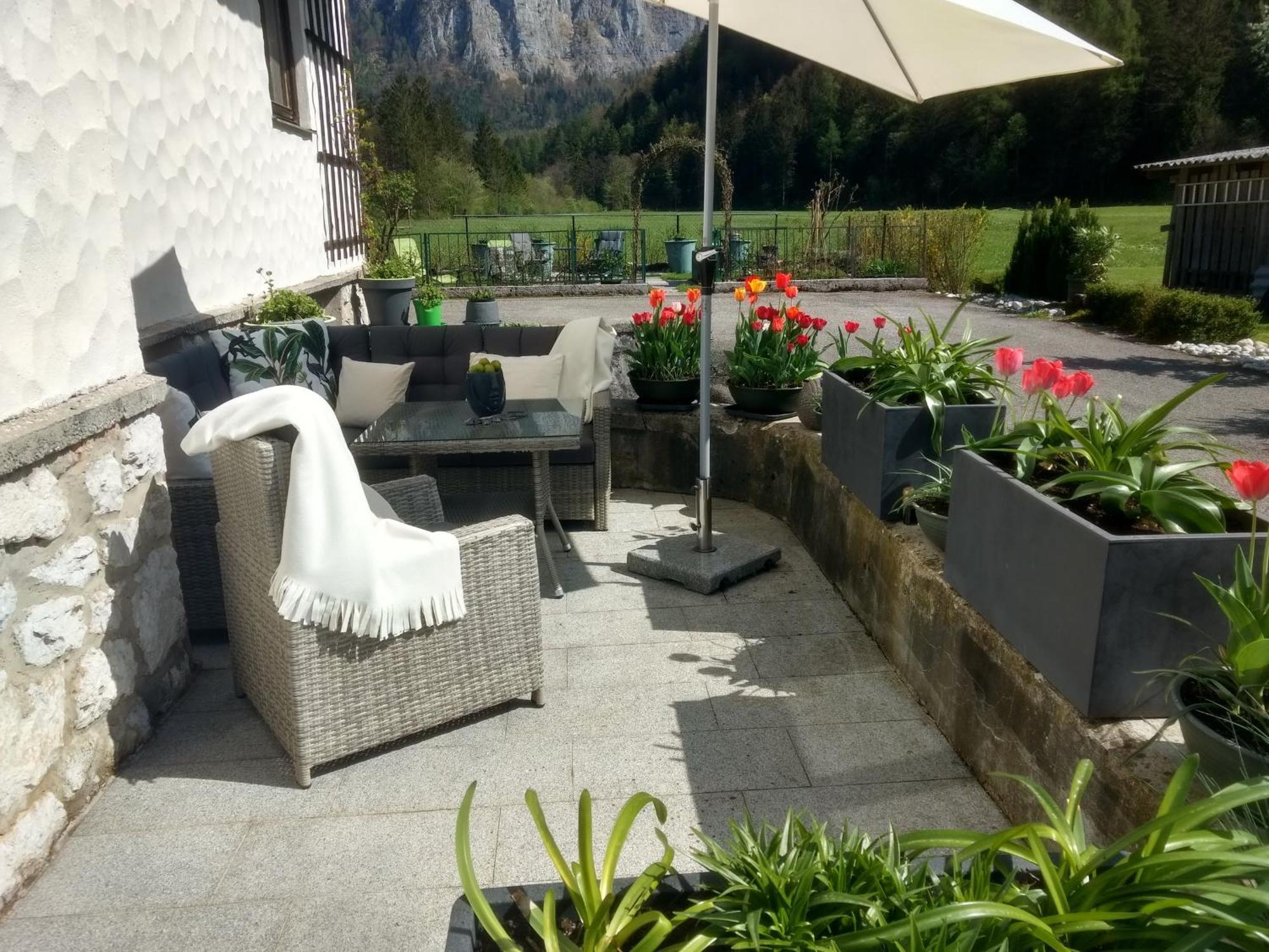 Haus Alpenblick Appartement Obertraun Buitenkant foto