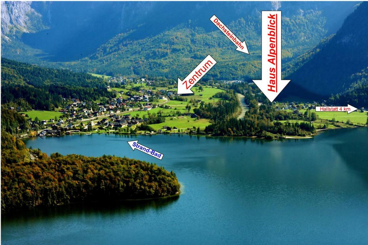Haus Alpenblick Appartement Obertraun Buitenkant foto